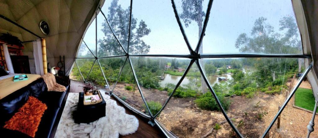 Waterfront Luxury Glamping Dome 호텔 Rogersville 외부 사진